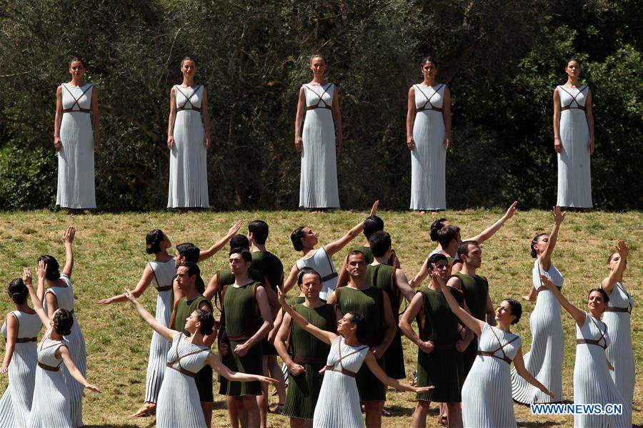 (SP)GREECE-ACIENT OLYMPIA-DRESS REHEARSAL