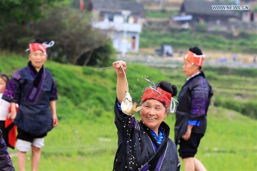 #CHINA-GUIZHOU-MIAO PEOPLE-SISTERS FESTIVAL (CN)