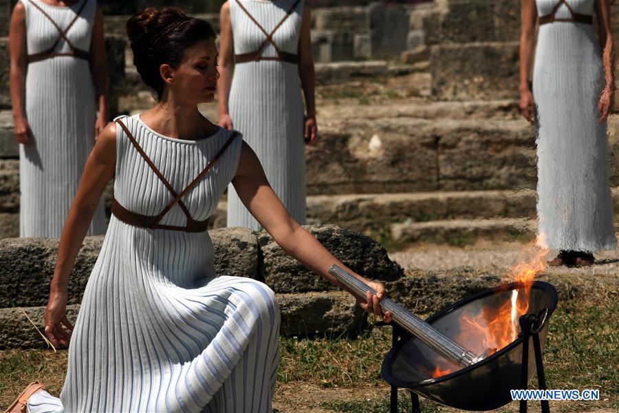 (SP)GREECE-ACIENT OLYMPIA-DRESS REHEARSAL