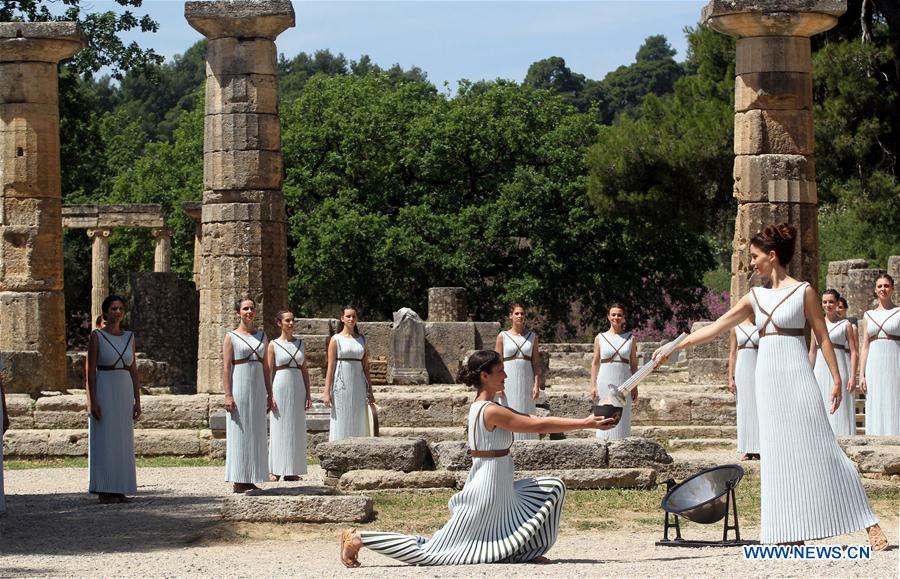 (SP)GREECE-ACIENT OLYMPIA-DRESS REHEARSAL