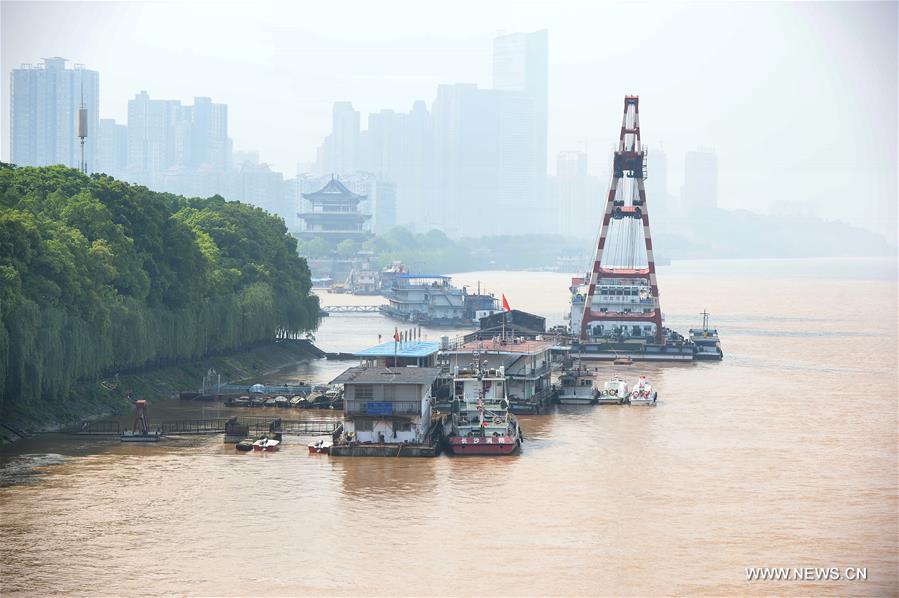 CHINA-CHANGSHA-XIANGJIANG RIVER-WATER LEVEL-RISE (CN) 