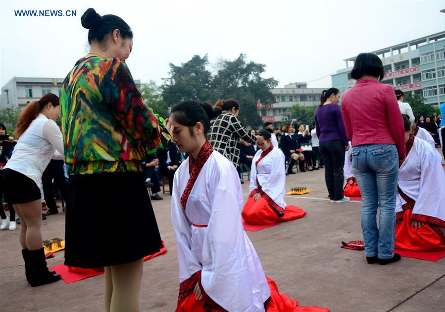 #CHINA-SICHUAN-NEIJIANG-COMING-OF-AGE CEREMONY (CN)