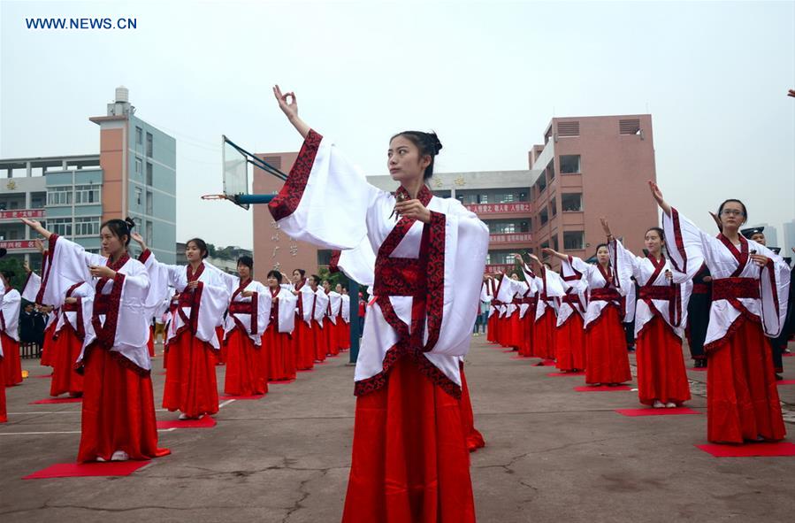 #CHINA-SICHUAN-NEIJIANG-COMING-OF-AGE CEREMONY (CN)