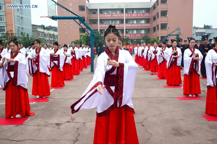 #CHINA-SICHUAN-NEIJIANG-COMING-OF-AGE CEREMONY (CN)