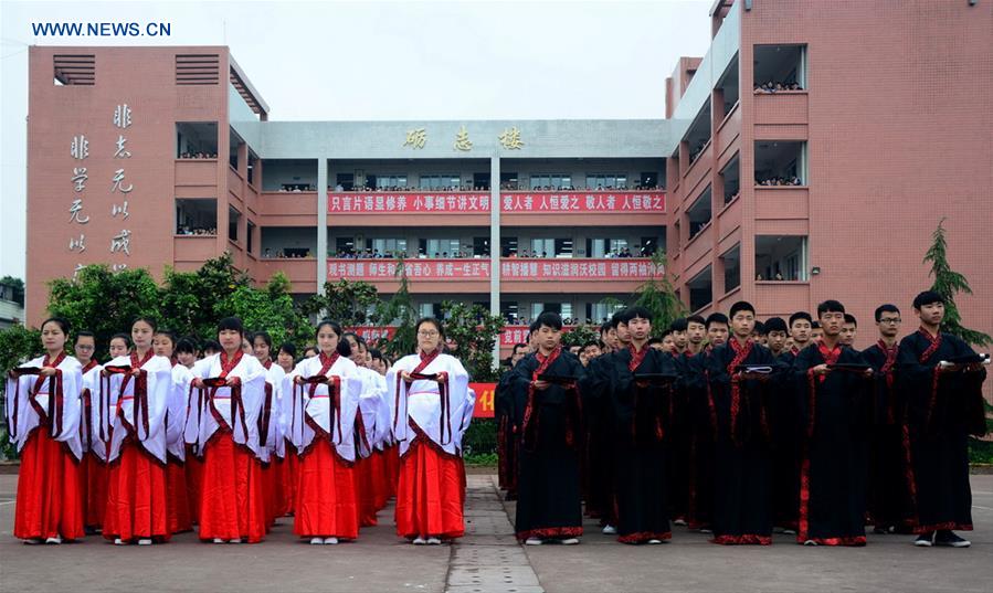 #CHINA-SICHUAN-NEIJIANG-COMING-OF-AGE CEREMONY (CN)