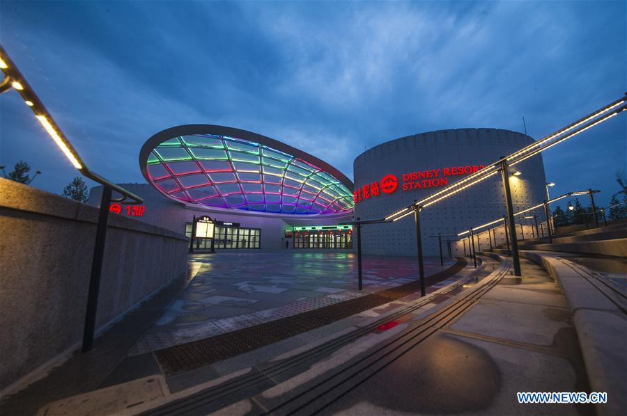 #CHINA-SHANGHAI-DISNEY SUBWAY STATION-TRIAL OPERATION(CN)