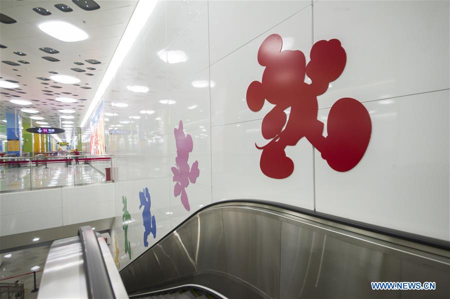 #CHINA-SHANGHAI-DISNEY SUBWAY STATION-TRIAL OPERATION(CN)