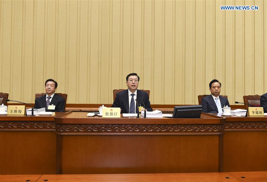 CHINA-BEIJING-ZHANG DEJIANG-NPC-MEETING(CN)