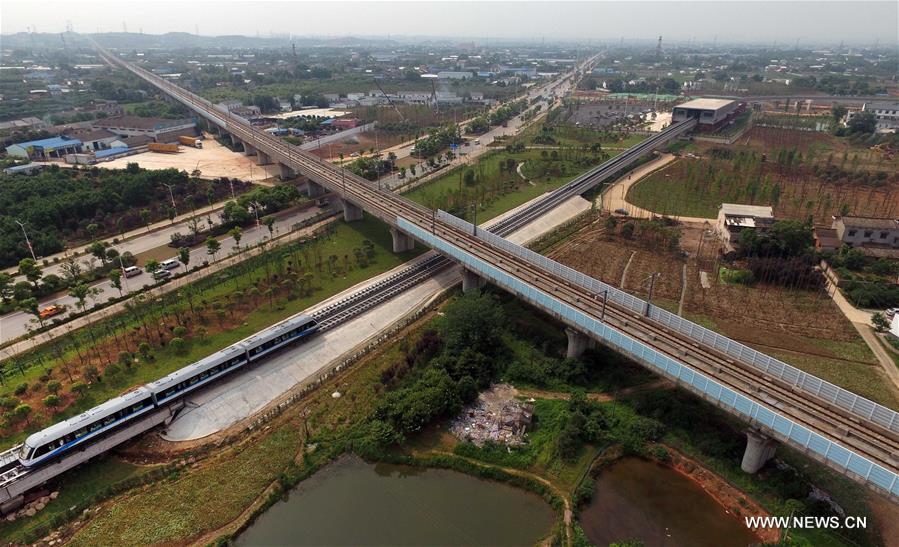 CHINA-CHANGSHA-MAGLEV LINE-TRIAL OPERATION (CN) 