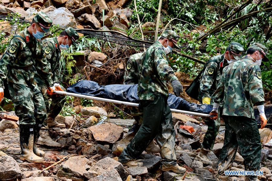 CHINA-FUJIAN-LANDSLIDE-RESCUE (CN)