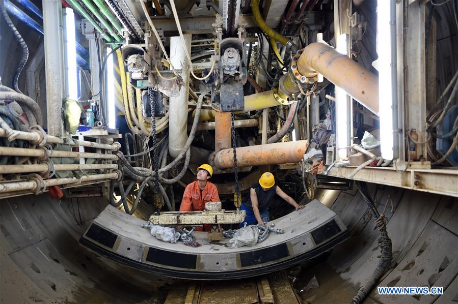 CHINA-LANZHOU-YELLOW RIVER-SUBWAY-RIGHT TUNNEL-COMPLETED (CN)