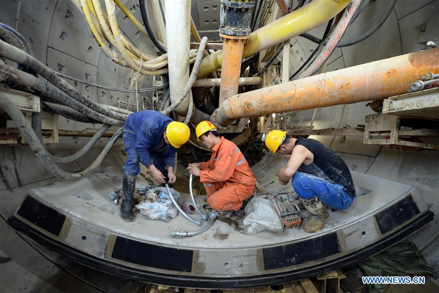 CHINA-LANZHOU-YELLOW RIVER-SUBWAY-RIGHT TUNNEL-COMPLETED (CN)