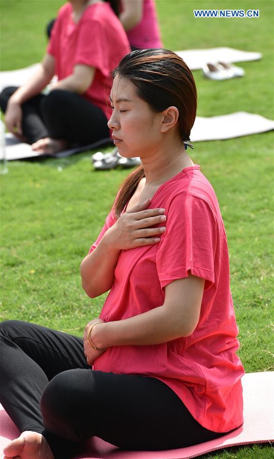 #CHINA-ANHUI-PREGNANT WOMEN-YOGA (CN)