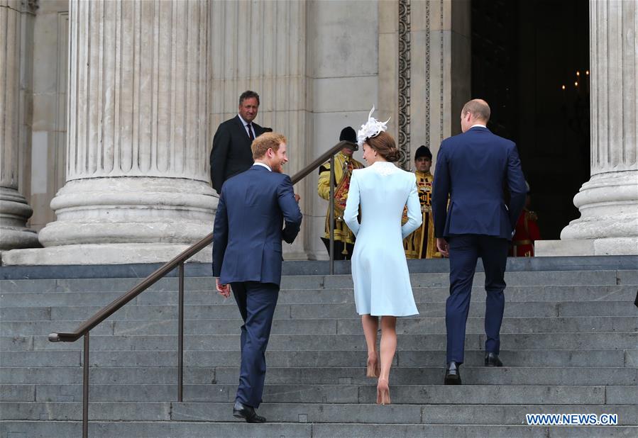 BRITAIN-LONDON-ROYAL-NATIONAL SERVICE OF THANKSGIVING