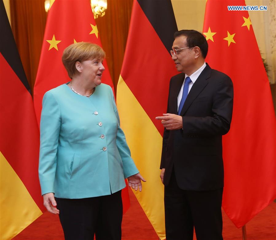 CHINA-BEIJING-LI KEQIANG-MERKEL-TALKS (CN)