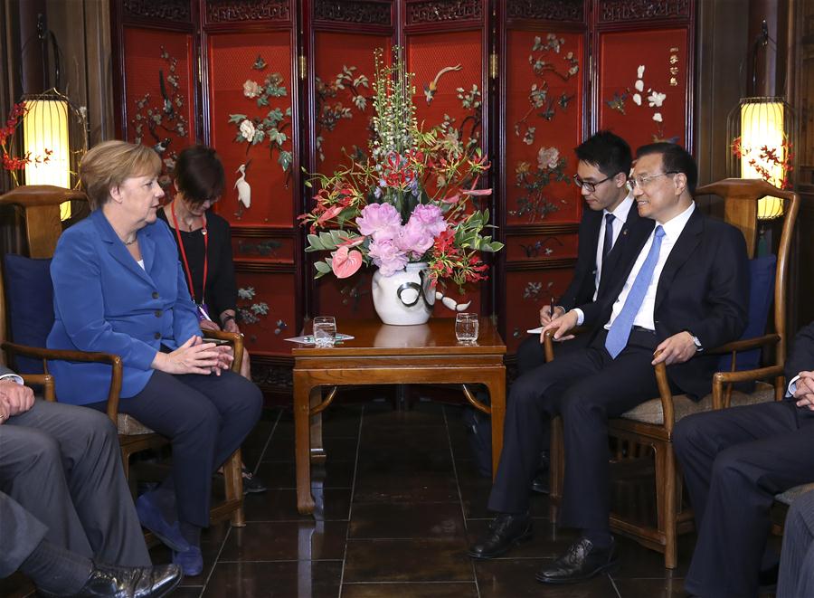 CHINA-BEIJING-LI KEQIANG-MERKEL-MEETING(CN)