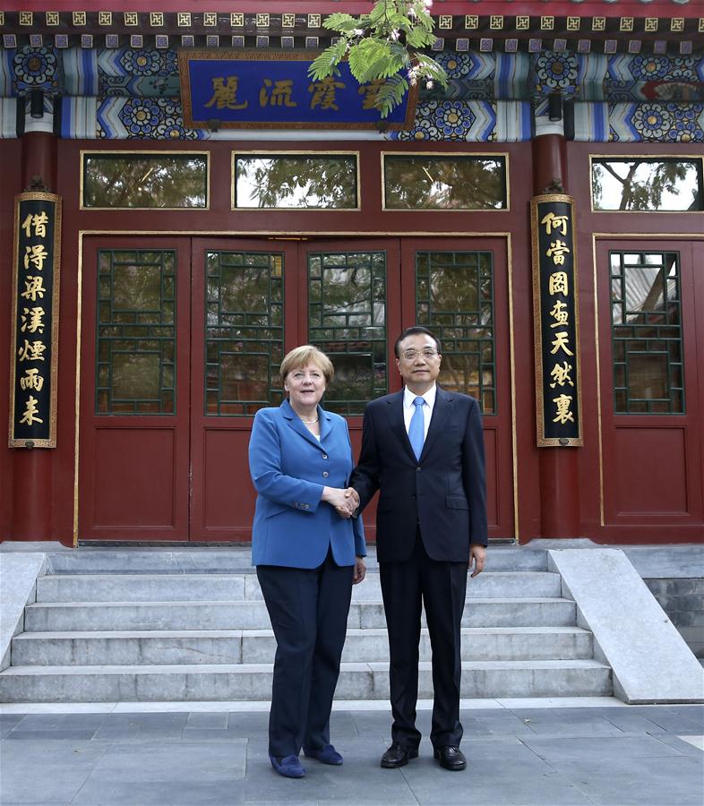 CHINA-BEIJING-LI KEQIANG-MERKEL-MEETING(CN)