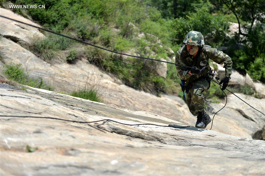 CHINA-SHANDONG-ARMED POLICE-TRAINING (CN)