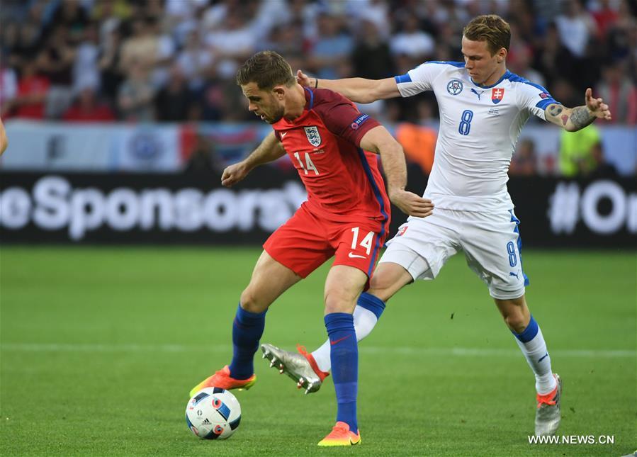 (SP)FRANCE-SAINT-ETIENNE-SOCCER-EURO 2016-GROUP B-ENGLAND VS SLOVAKIA