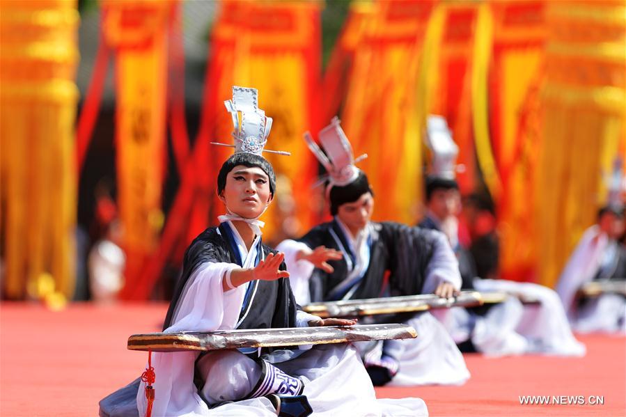 CHINA-GANSU-TIANSHUI-FU XI-SACRIFICE CEREMONY (CN)