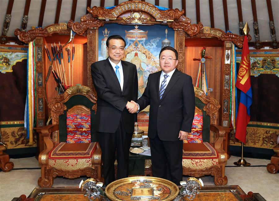 MONGOLIA-ULAN BATOR-CHINESE PREMIER-VISIT