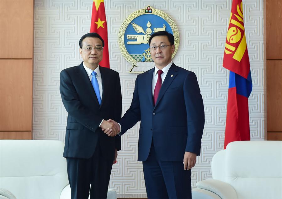 MONGOLIA-ULAN BATOR-CHINESE PREMIER-VISIT