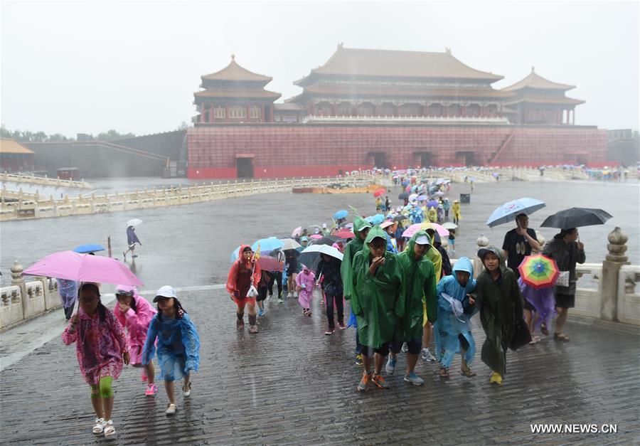 CHINA-BEIJING-RAINSTORM-ORANGE ALERT (CN)