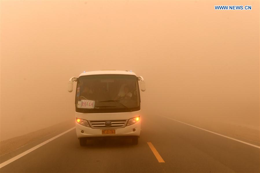 CHINA-GANSU-SANDSTORM (CN)