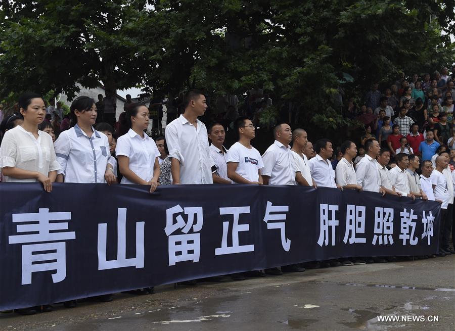 CHINA-SICHUAN-CHINESE UN PEACEKEEPER-MOURNING (CN)