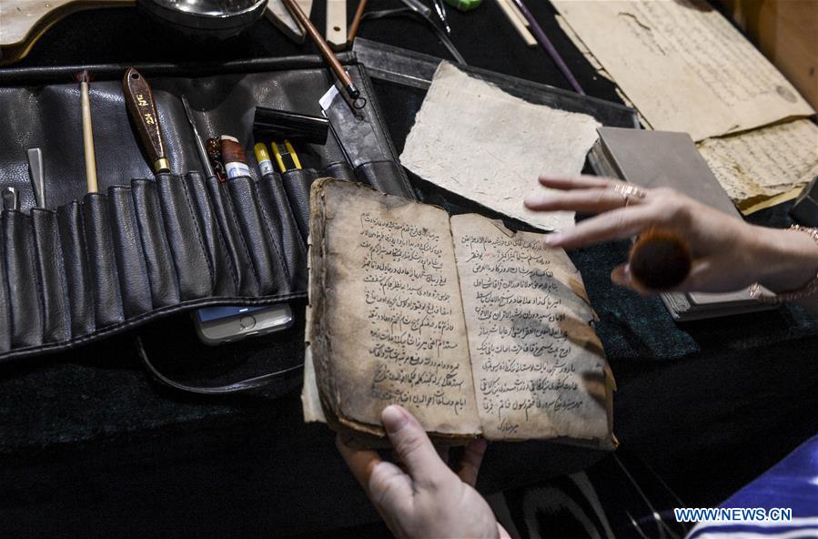 CHINA-XINJIANG-URUMQI-ETHNIC MINORITIES-ANCIENT BOOKS EXHIBITION (CN)