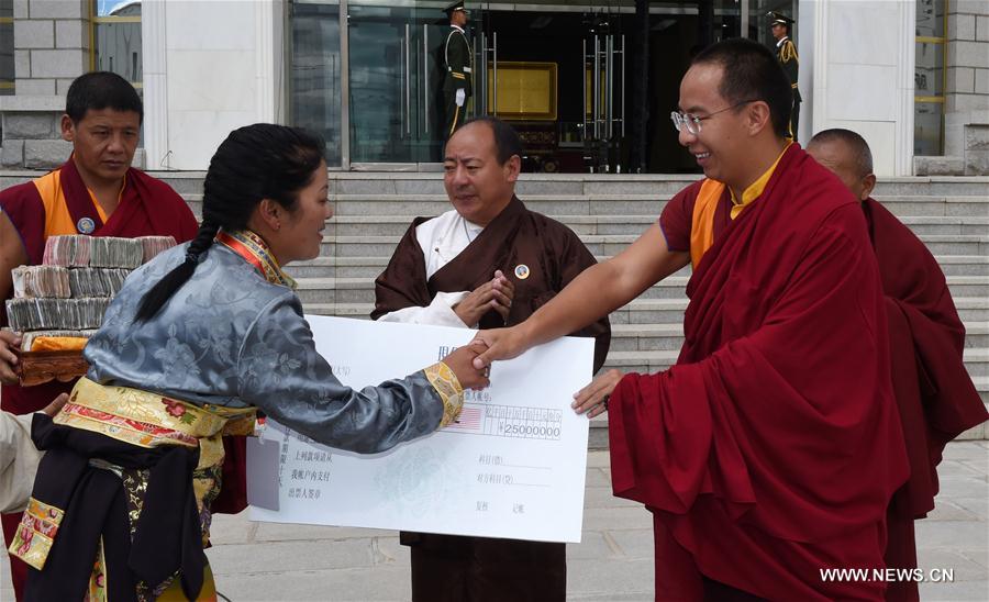 CHINA-TIBET-NAGQU-LAMA BAINQEN-CHILD WELFARE (CN)