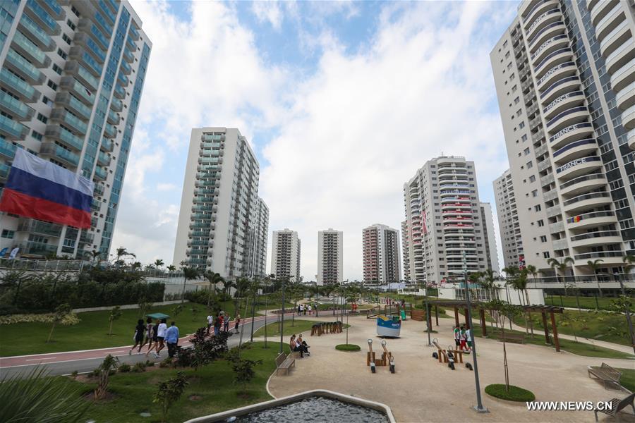 (SP)BRAZIL-RIO DE JANEIRO-OLYMPIC VILLAGE