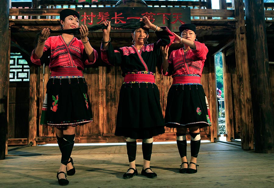 Huangluo: China's 'long hair village'