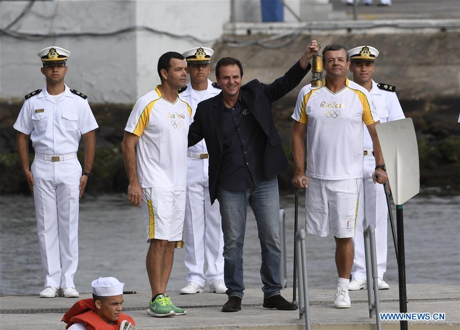 (SP)BRAZIL-RIO DE JANEIRO-OLYMPICS-TORCH RELAY