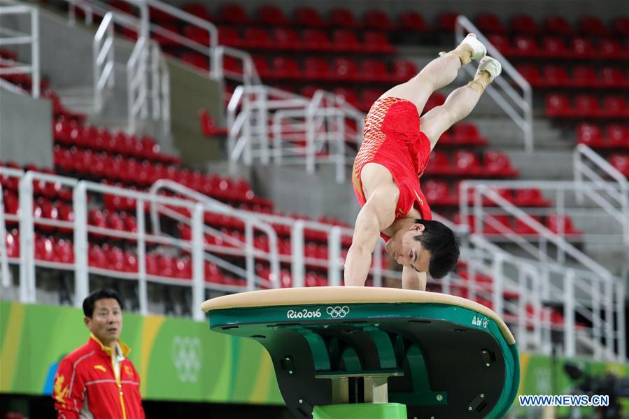 (SP)BRAZIL-RIO DE JANEIRO-OLYMPICS-GYMNASTICS-TRAINING