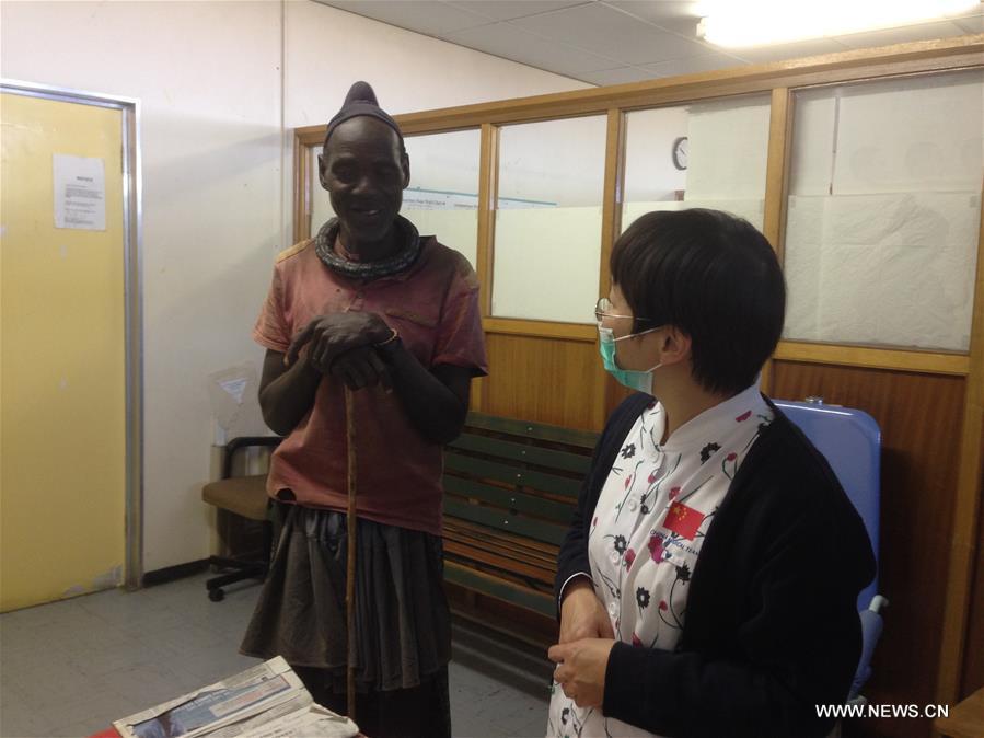 The 11th Chinese Medical Team to Namibia consists of four doctors and nurses of Traditional Chinese Medicine from China's Zhejiang Province. 