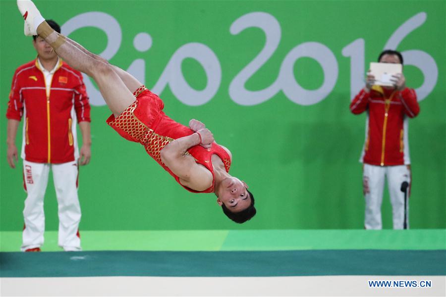 (SP)BRAZIL-RIO DE JANEIRO-OLYMPICS-GYMNASTICS-TRAINING