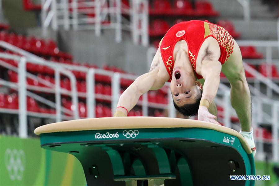 (SP)BRAZIL-RIO DE JANEIRO-OLYMPICS-GYMNASTICS-TRAINING