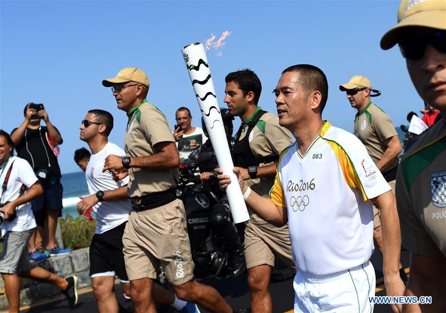 (SP)BRAZIL-RIO DE JANEIRO-OLYMPICS-TORCH RELAY