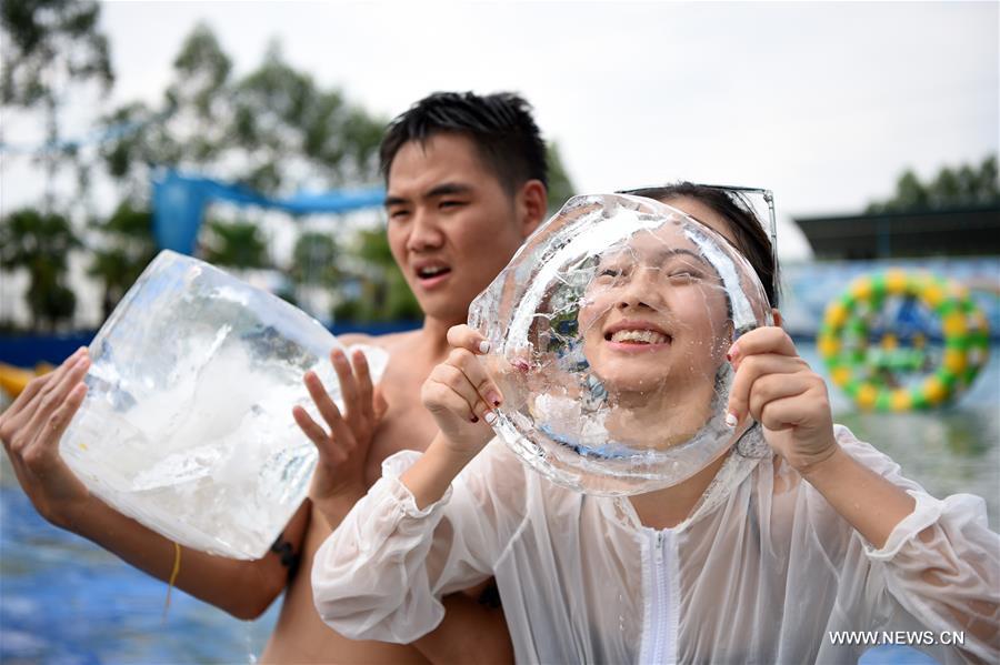 With highest temperature reaching 40 degrees Celsius, local meteorological authorities on Tuesday issued a red alert for high temperatures, urging people to reduce outdoor activities