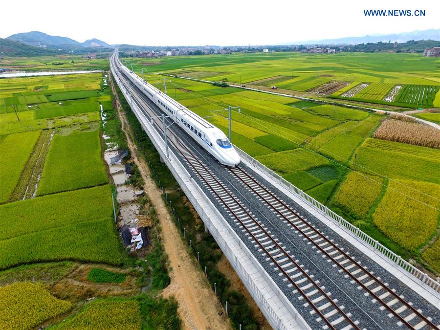 #CHINA-GUANGXI-HIGH-SPEED TRAIN-SCENERY(CN)