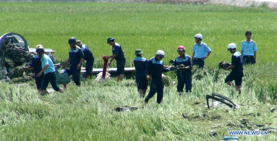 VIETNAM-PHU YEN-MILITARY PLANE-CRASH