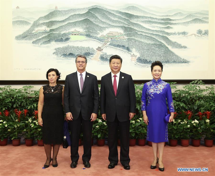 (G20 SUMMIT)CHINA-HANGZHOU-G20-XI JINPING-PENG LIYUAN-BANQUET (CN)