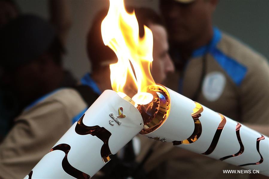 (SP)BRAZIL-SAO PAULO-PARALYMPICS-TORCH RELAY   