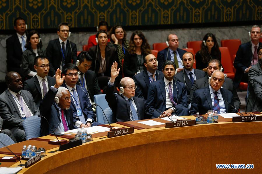 UN-SECURITY COUNCIL-SYRIA-RESOLUTION-LIU JIEYI