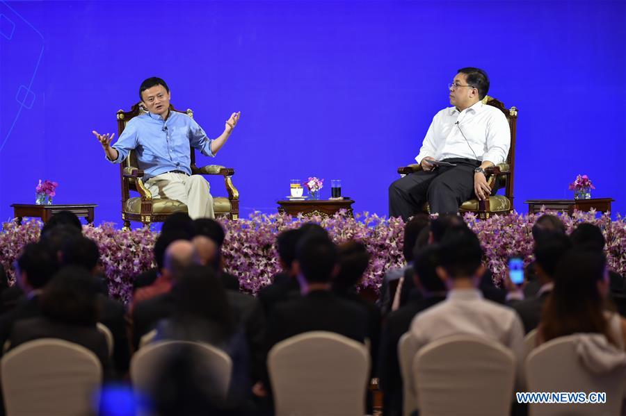 THAILAND-BANGKOK-CHINA-ALIBABA-JACK MA-CONVERSATION 