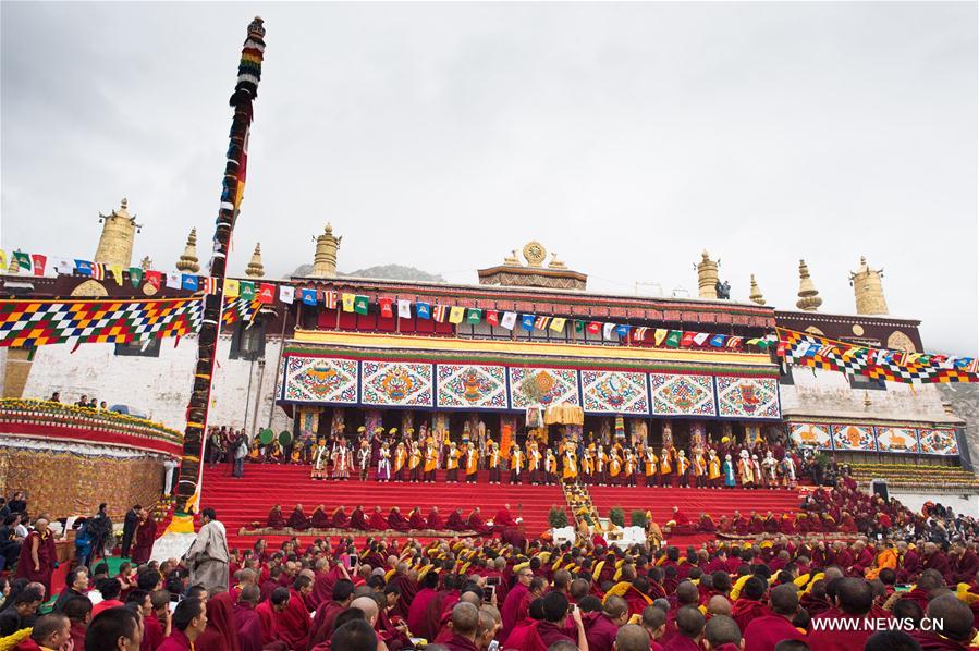 CHINA-TIBET-DREPUNG MONASTERY-600TH ANNIVERSARY(CN)