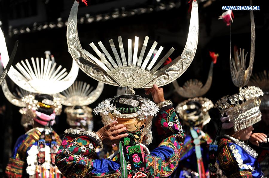 CHINA-GUIZHOU-MIAO ETHNIC GROUP-CELEBRATION (CN)