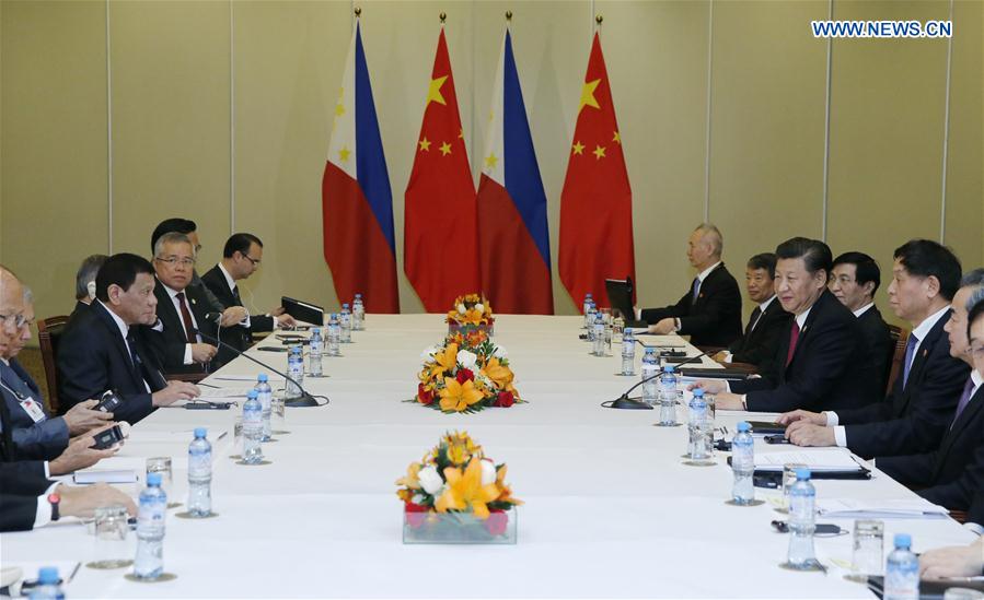 PERU-CHINA-XI JINPING-DUTERTE-MEETING 