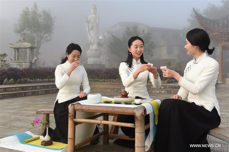 CHINA-FUJIAN-WUYI MOUNTAIN-TEA CEREMONY (CN)